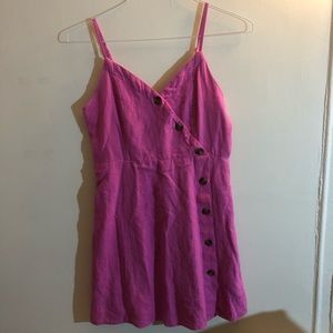 Pink Dress with Buttons